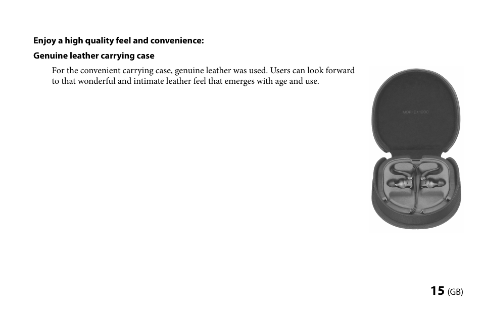 Sony MDR-EX1000 User Manual | Page 15 / 88