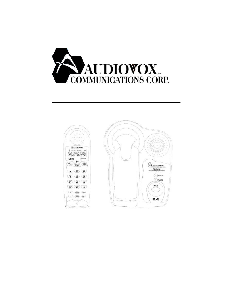 Audiovox GX2401c User Manual | 30 pages