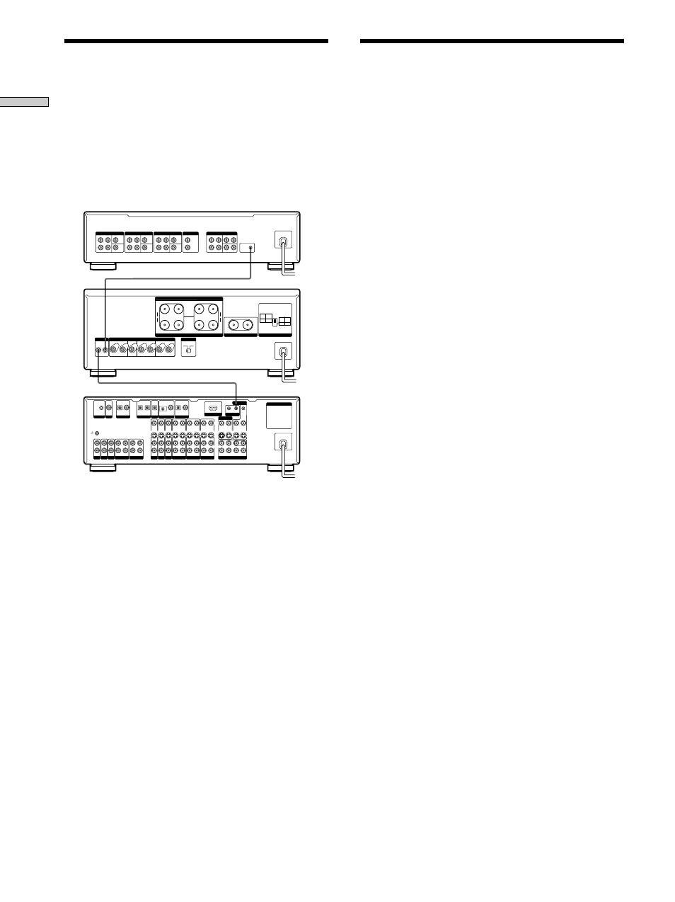 Netzanschluß, Anschluß der geräte, Normal signal gnd btl | Hinweis | Sony TA-P9000ES User Manual | Page 8 / 91