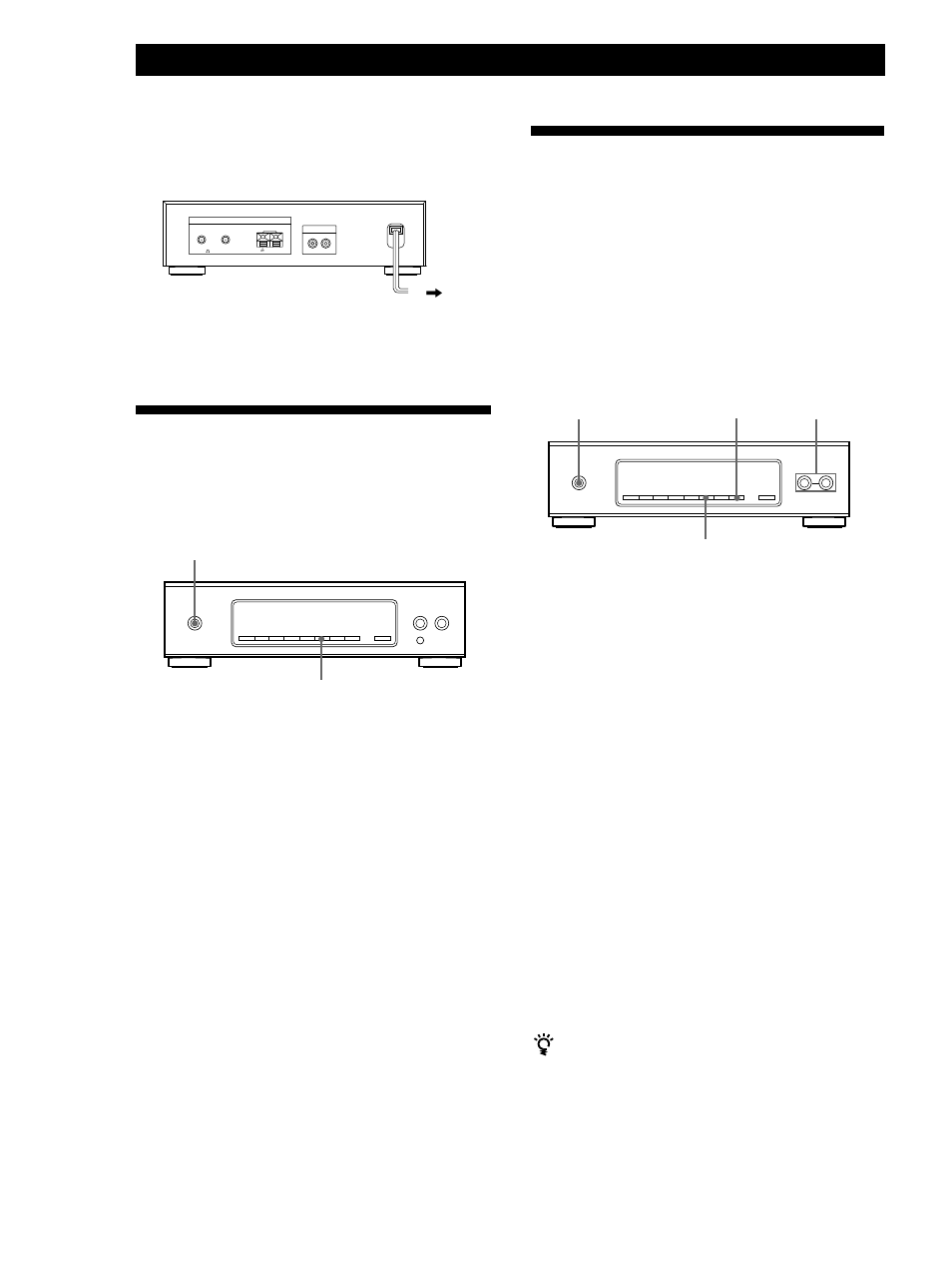 Selecting the german display, Getting started mains lead hookup | Sony ST-S3000ES User Manual | Page 6 / 128