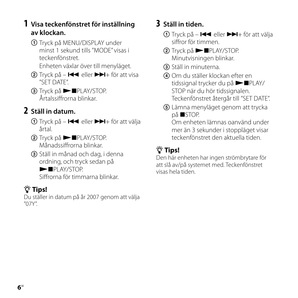 Sony ICD-P520 User Manual | Page 6 / 84