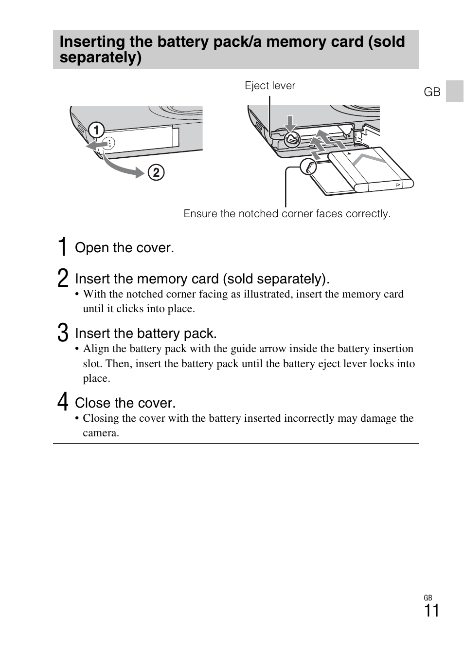 Sony DSC-W550 User Manual | Page 11 / 427