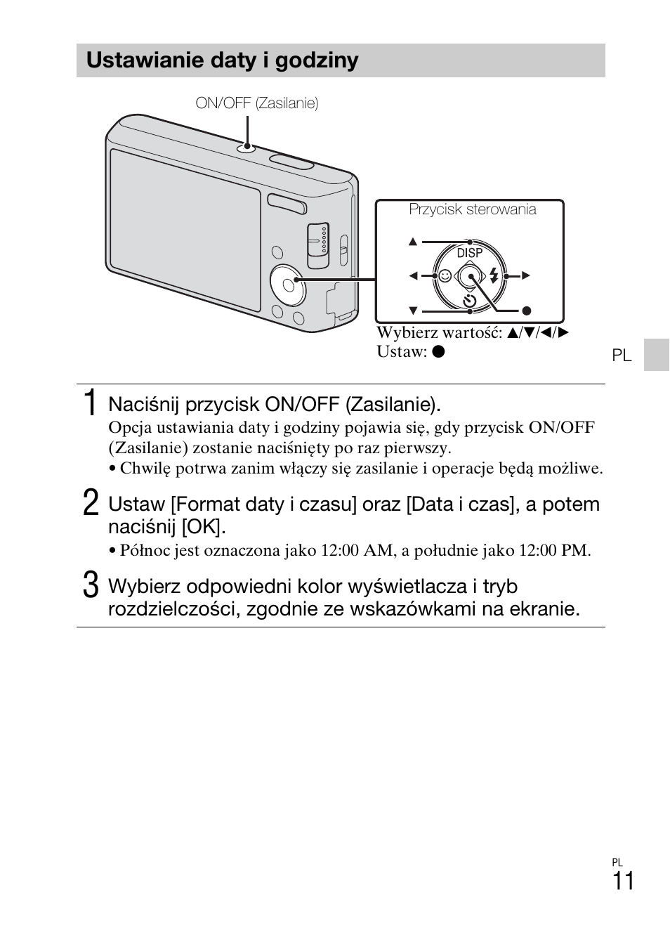 Ustawianie daty igodziny | Sony DSC-W550 User Manual | Page 169 / 427