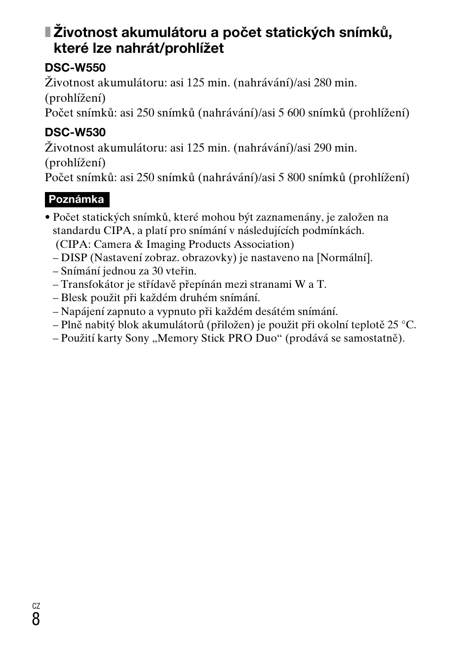 Sony DSC-W550 User Manual | Page 188 / 427