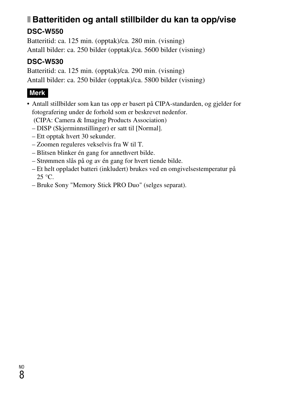 Sony DSC-W550 User Manual | Page 296 / 427