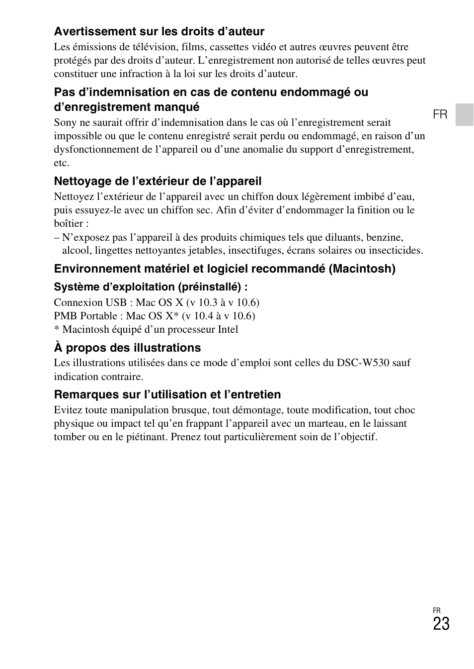 Sony DSC-W550 User Manual | Page 45 / 427