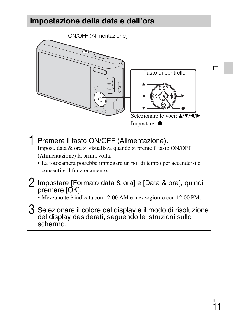 Impostazione della data e dell’ora | Sony DSC-W550 User Manual | Page 57 / 427