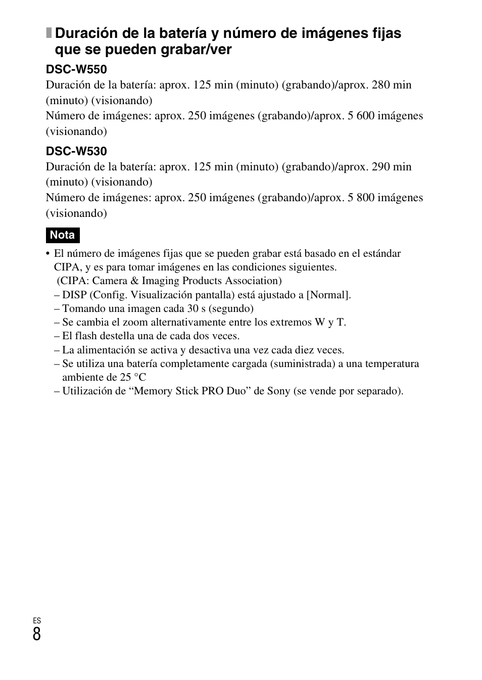 Sony DSC-W550 User Manual | Page 76 / 427