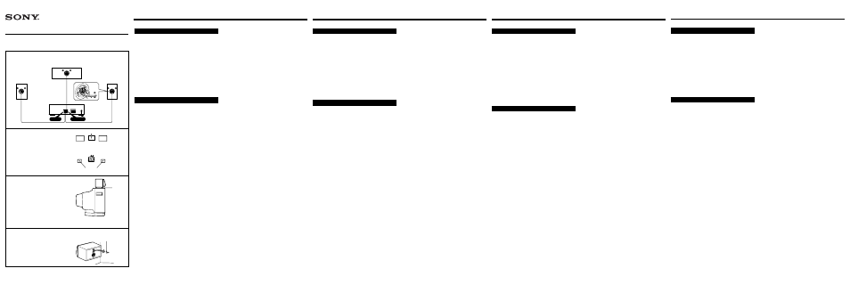 Sony SS-CR490 User Manual | 2 pages