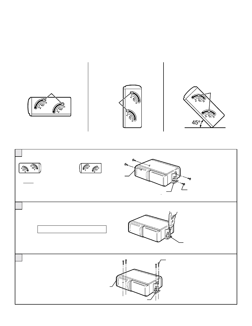 Installation, Procedure for horizontal installation | Audiovox Rampage ACC56 User Manual | Page 6 / 20