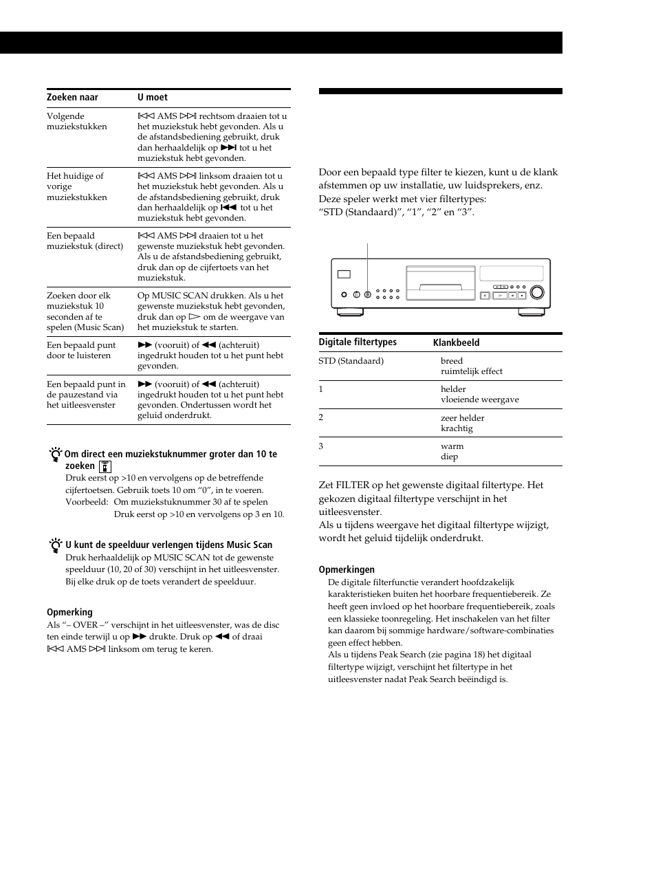 Cd’s afspelen | Sony CDP-XB630 User Manual | Page 30 / 104