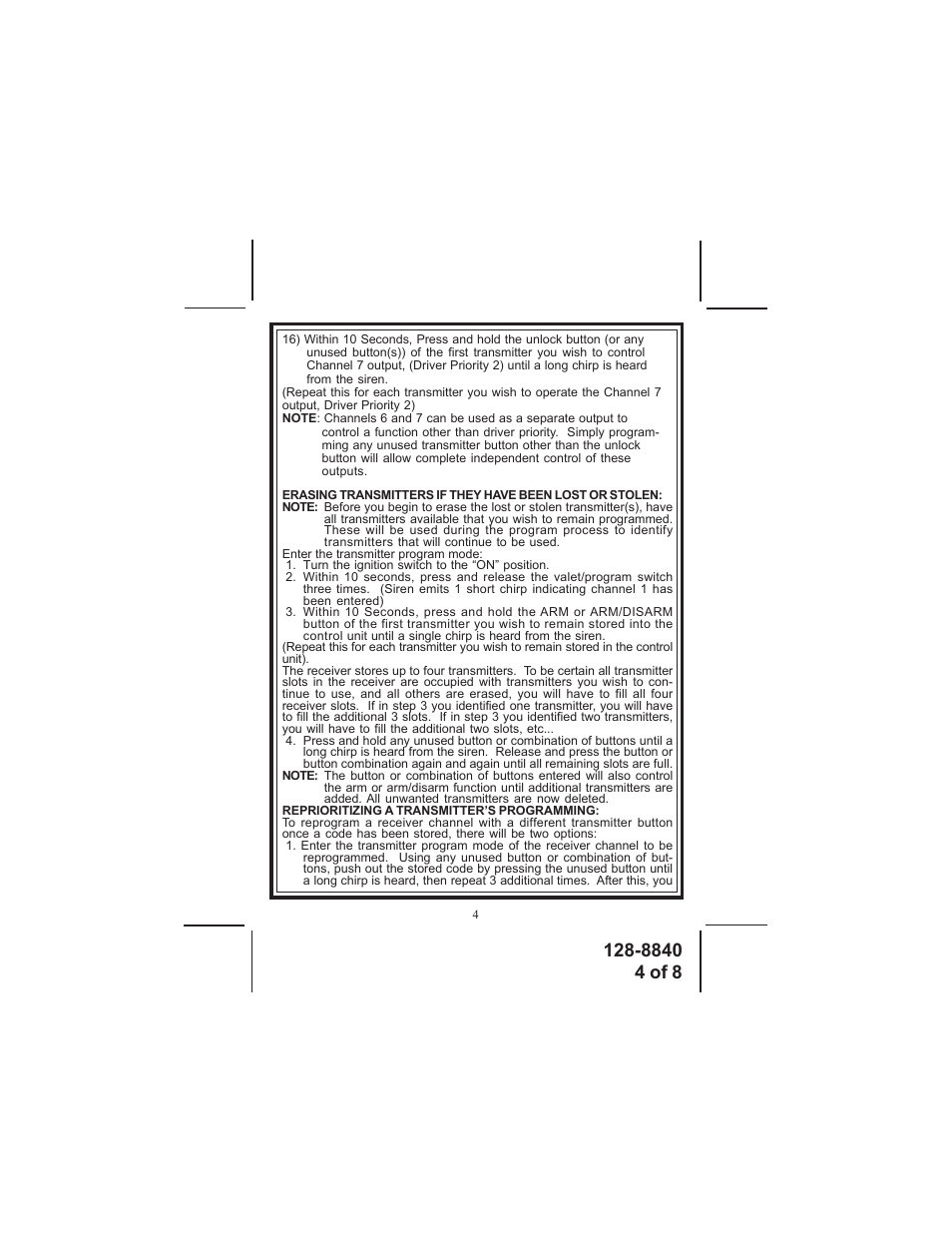 Audiovox SS91 User Manual | Page 4 / 8