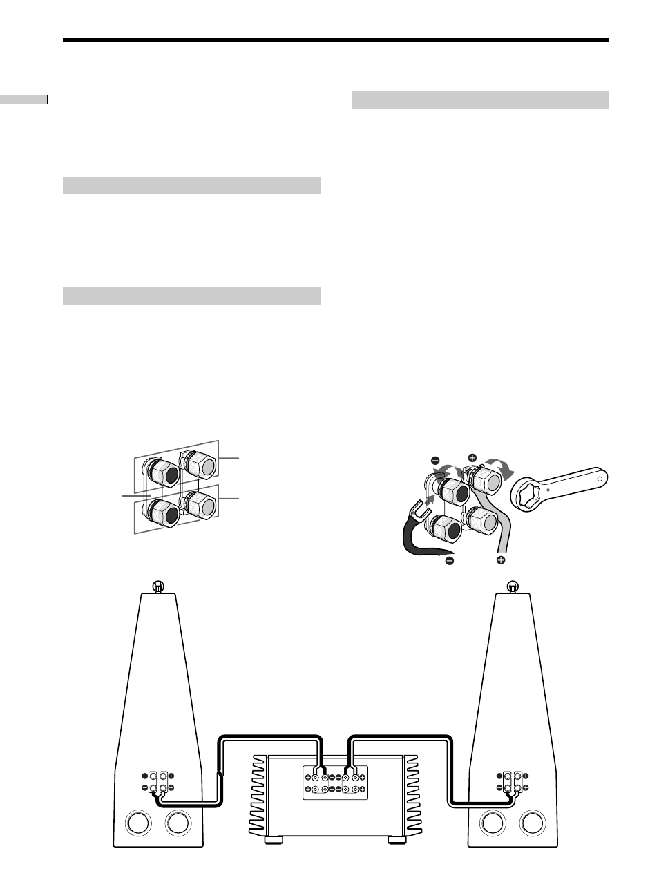Raccordements (câblage classique), Raccordements (câblage classique) 8 | Sony SS-M9ED User Manual | Page 22 / 116