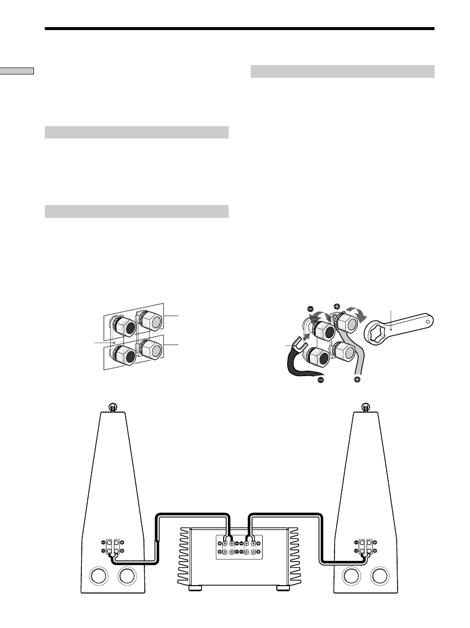 Collegamenti (collegamento convenzionale), Anslutningar (vanlig anslutning) 8, Anslutningar (vanlig anslutning) | Sony SS-M9ED User Manual | Page 92 / 116