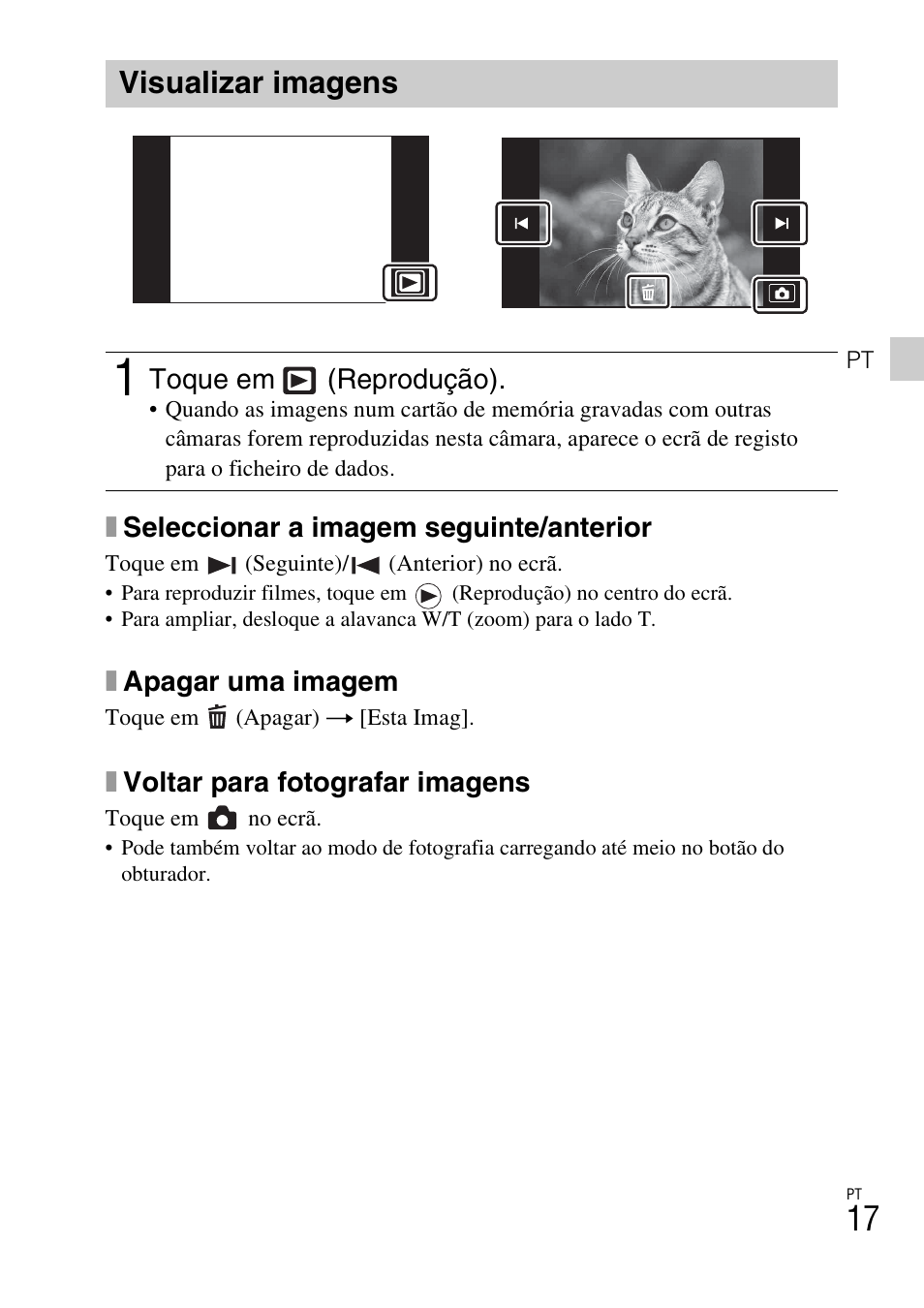 Visualizar imagens | Sony DSC-TX77 User Manual | Page 135 / 551