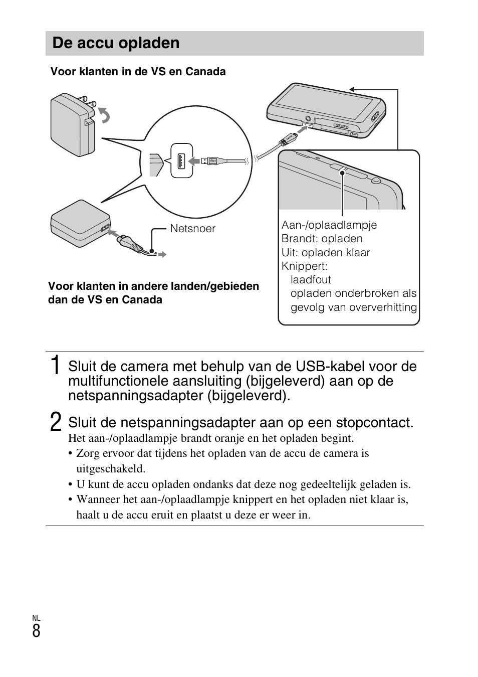 De accu opladen | Sony DSC-TX77 User Manual | Page 184 / 551