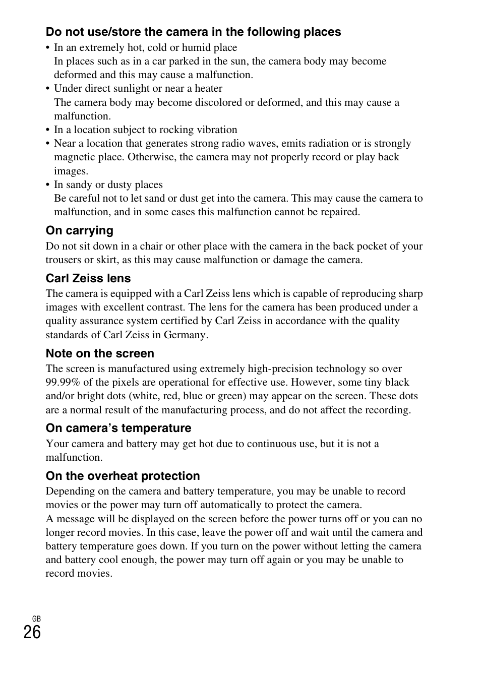 Sony DSC-TX77 User Manual | Page 26 / 551