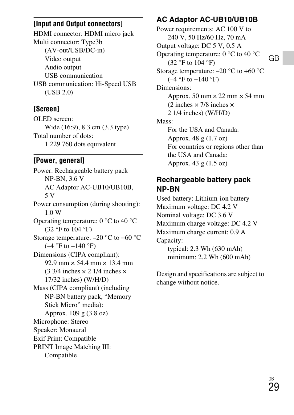 Sony DSC-TX77 User Manual | Page 29 / 551