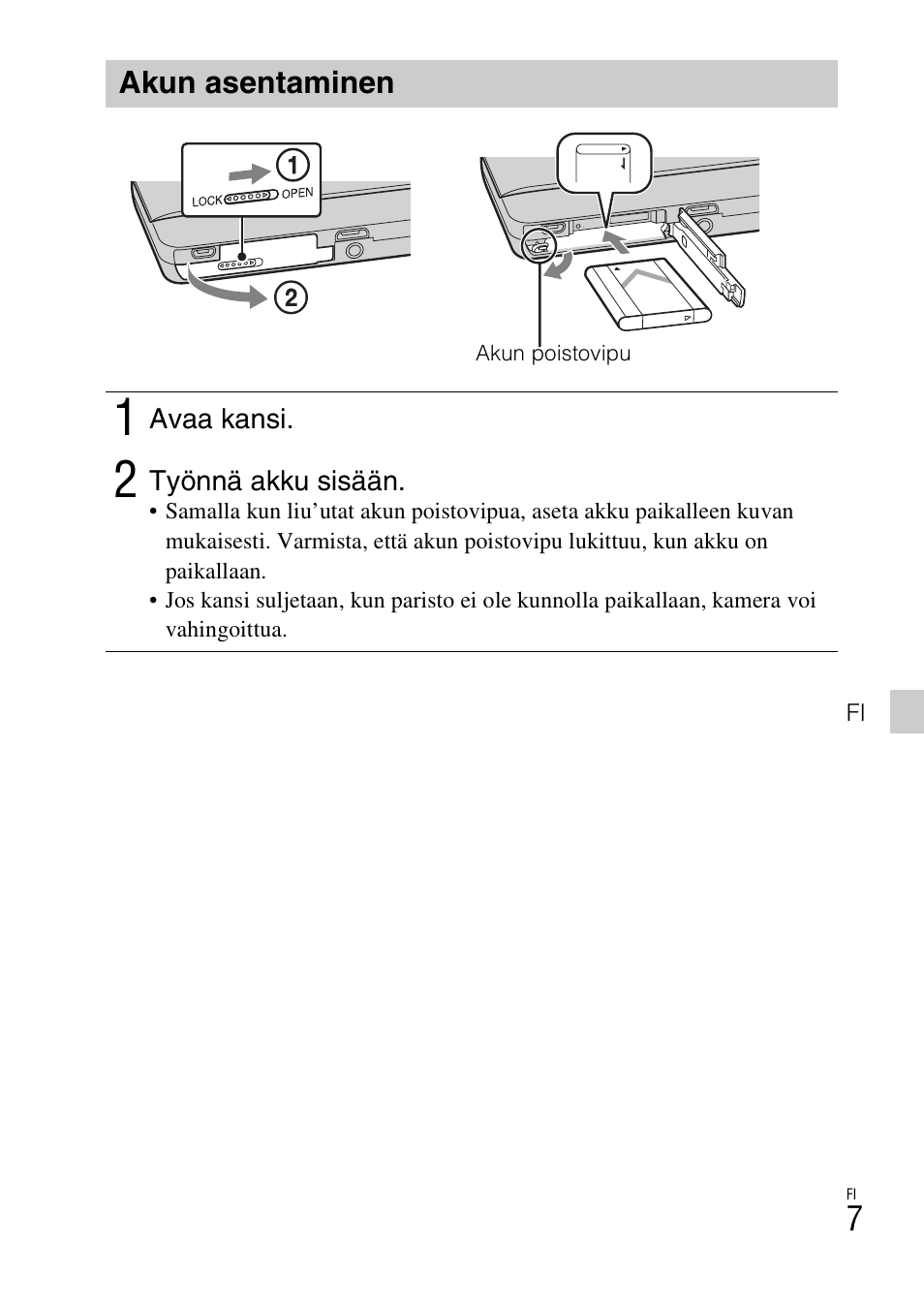 Akun asentaminen | Sony DSC-TX77 User Manual | Page 353 / 551