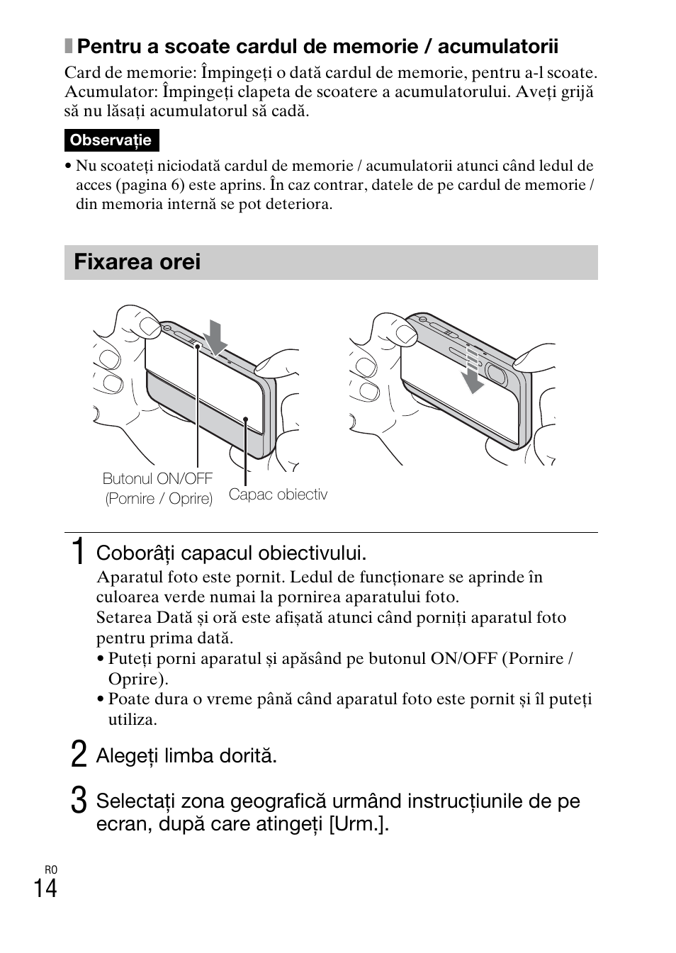 Fixarea orei | Sony DSC-TX77 User Manual | Page 472 / 551