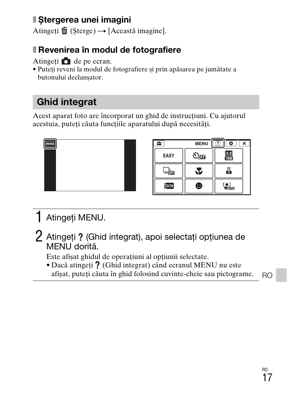 Ghid integrat | Sony DSC-TX77 User Manual | Page 475 / 551