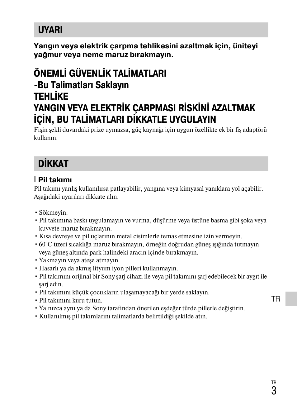 Uyari dikkat | Sony DSC-TX77 User Manual | Page 489 / 551