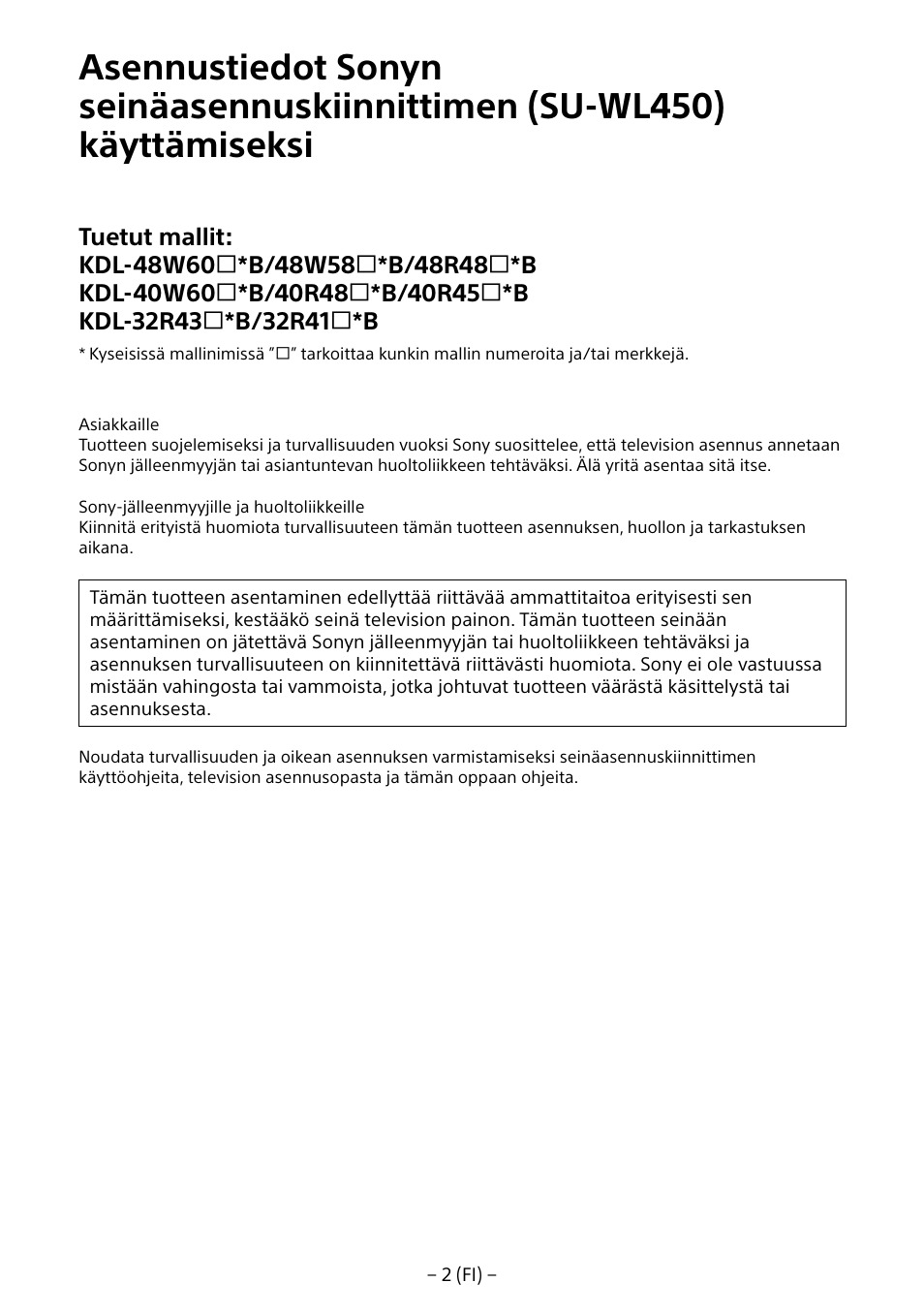 Sony KDL-40R453B User Manual | Page 112 / 321