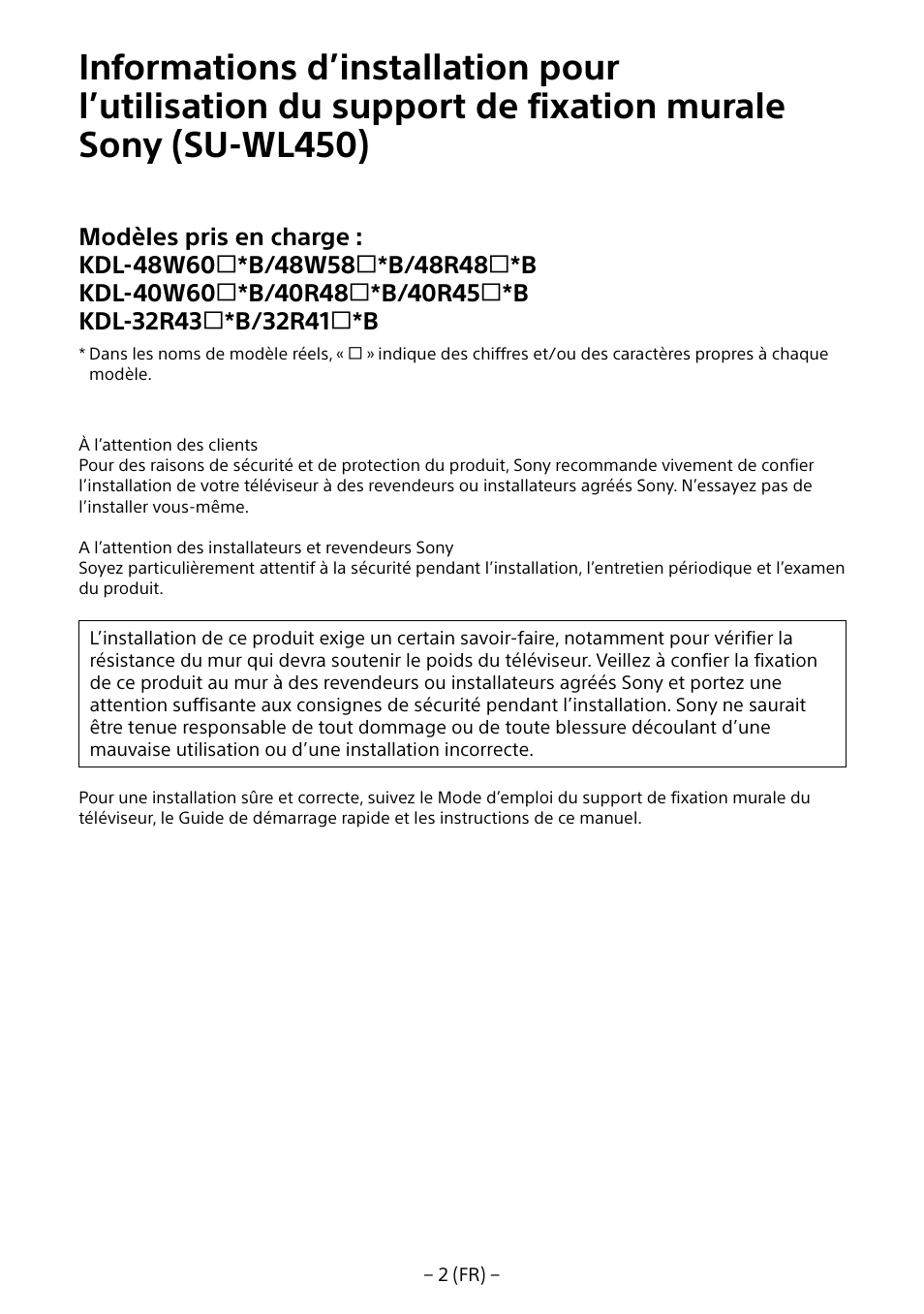 Sony KDL-40R453B User Manual | Page 13 / 321