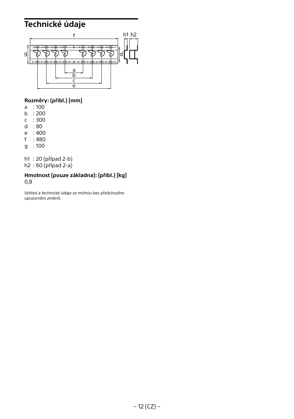 Technické údaje | Sony KDL-40R453B User Manual | Page 177 / 321