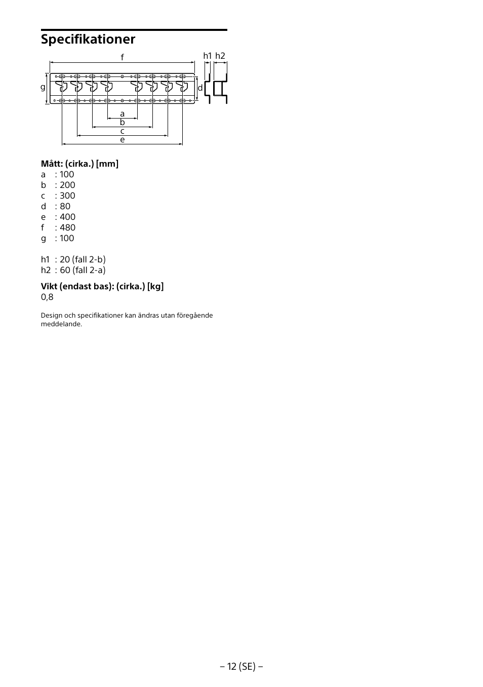 Specifikationer | Sony KDL-40R453B User Manual | Page 78 / 321
