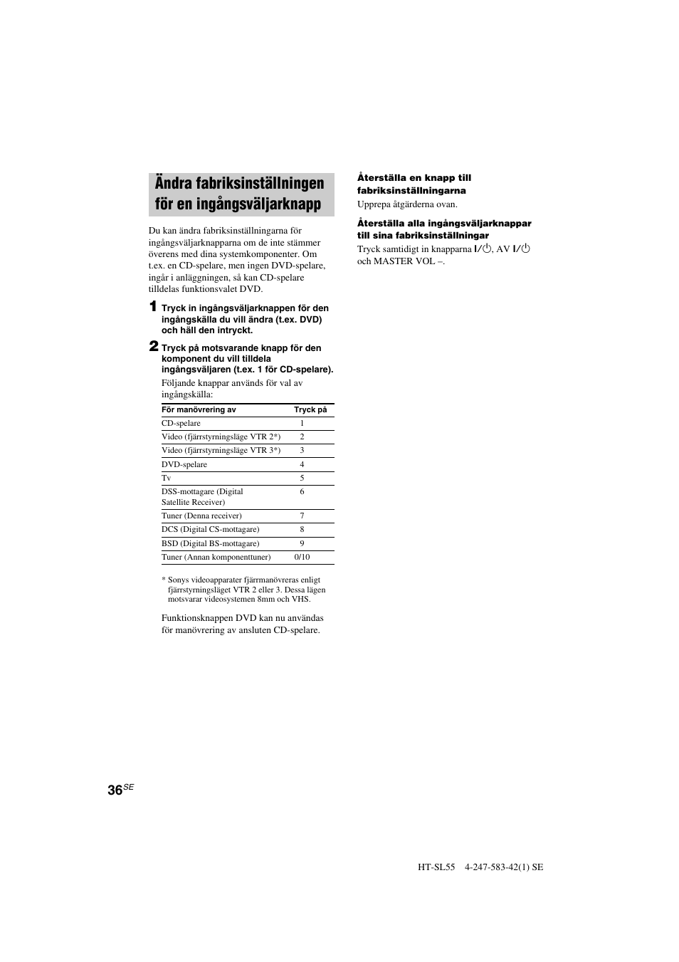 Sony HT-SL40 User Manual | Page 122 / 216