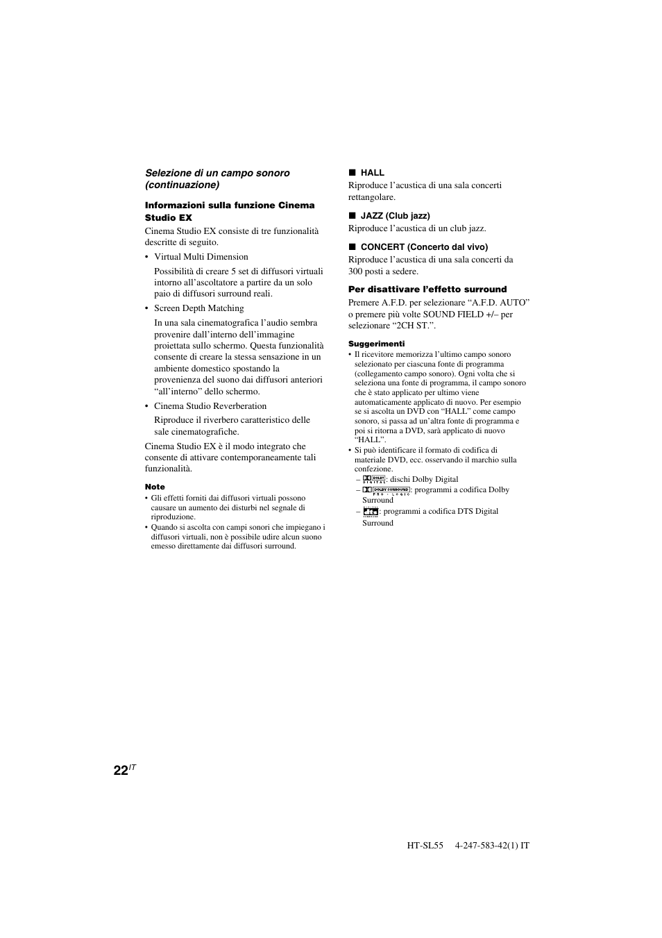 Sony HT-SL40 User Manual | Page 151 / 216
