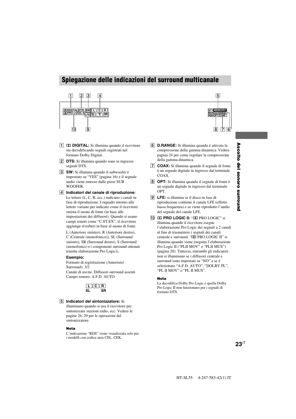 Sony HT-SL40 User Manual | Page 152 / 216