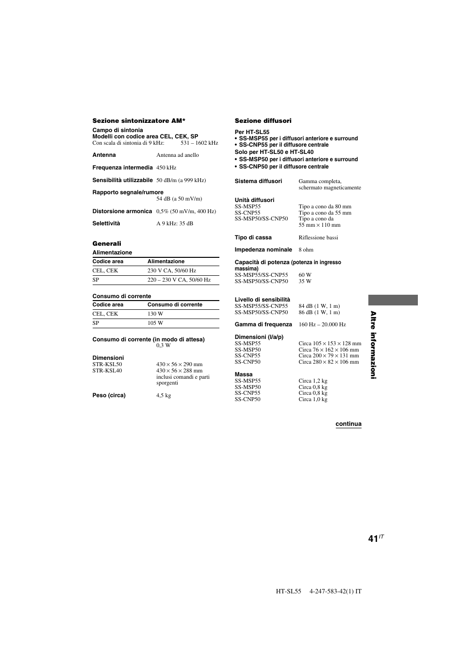 Sony HT-SL40 User Manual | Page 170 / 216