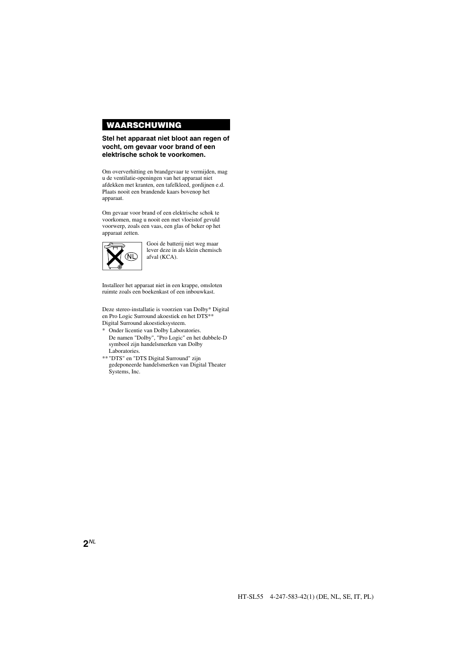 Sony HT-SL40 User Manual | Page 45 / 216