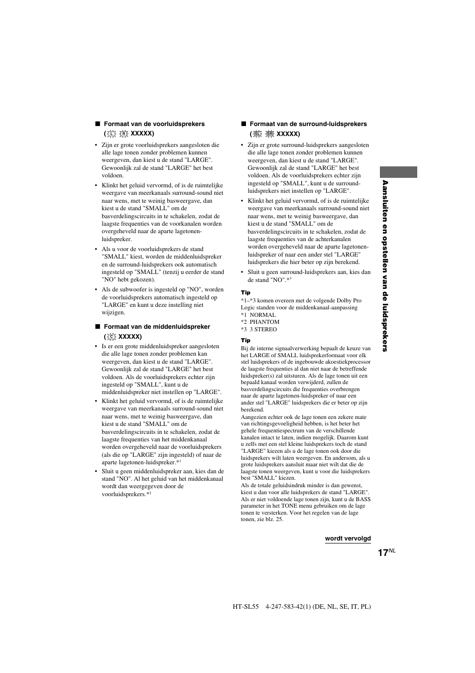 Sony HT-SL40 User Manual | Page 60 / 216