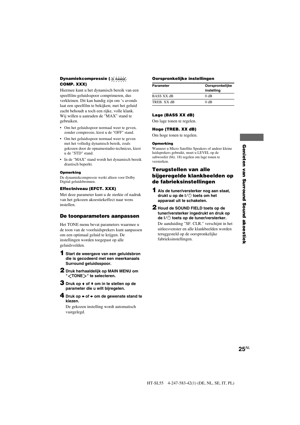 Sony HT-SL40 User Manual | Page 68 / 216