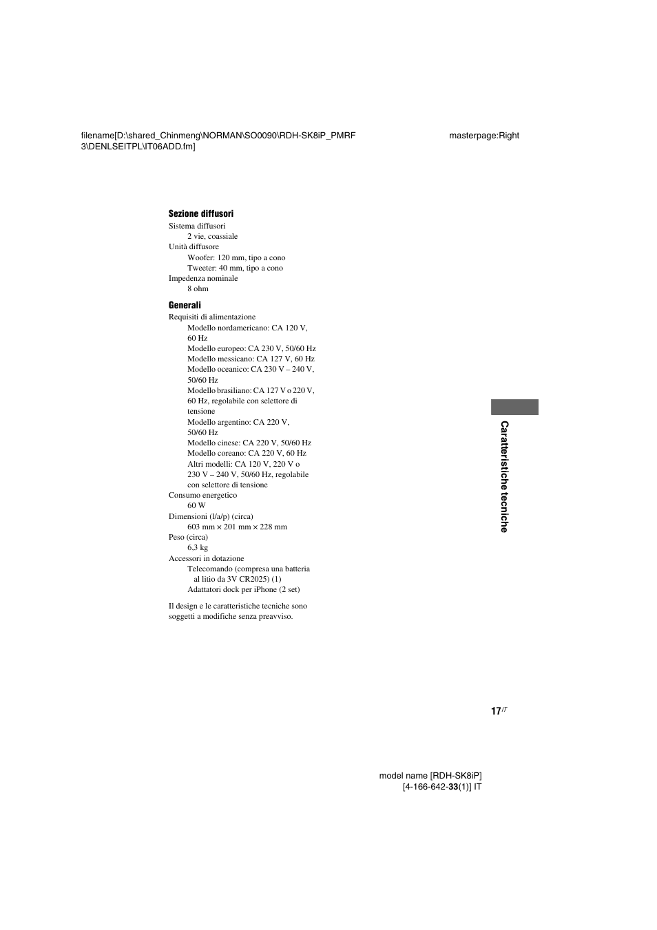 Sony RDH-SK8iP User Manual | Page 73 / 96