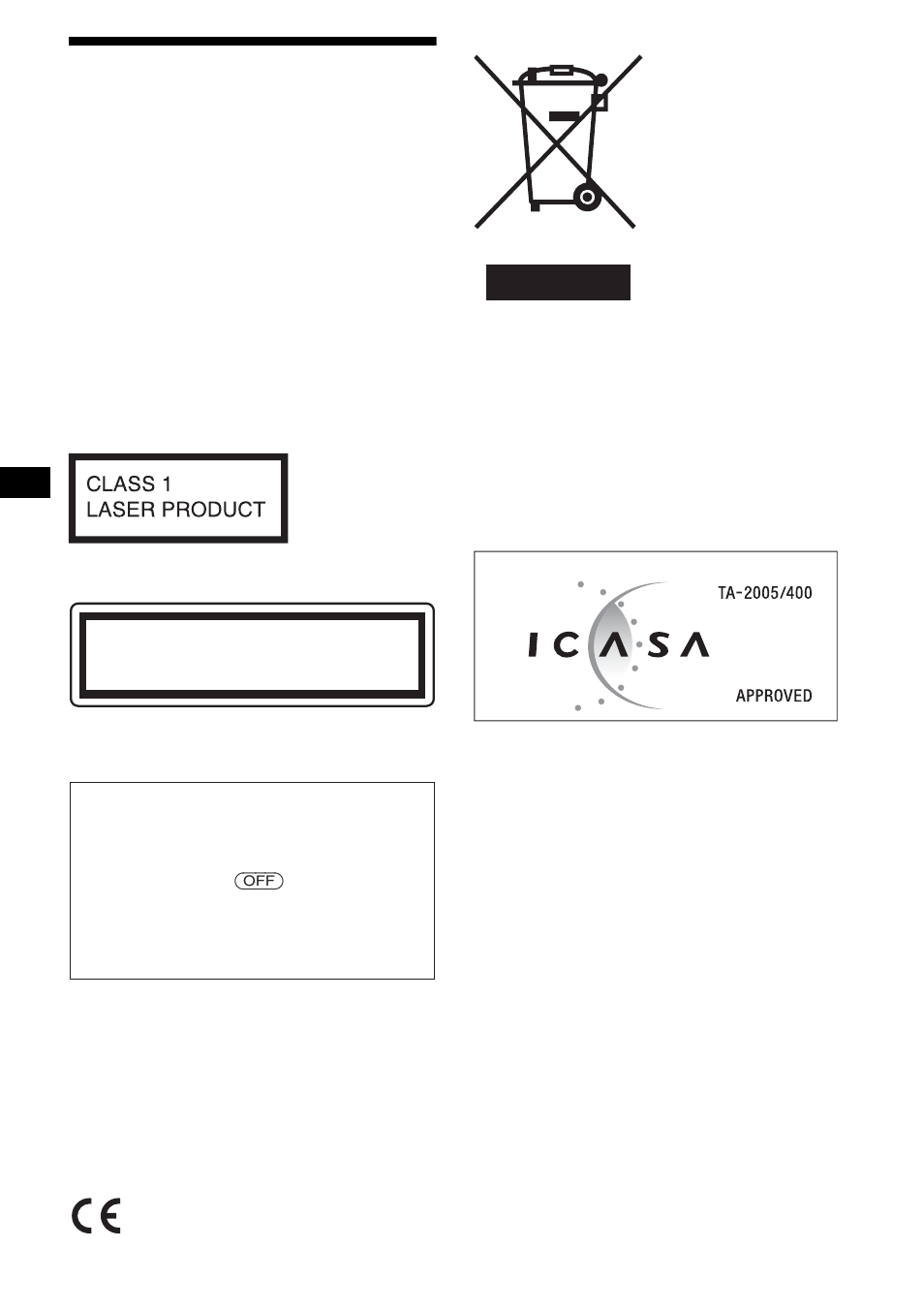 2avertissement | Sony MEX-R1 User Manual | Page 114 / 288