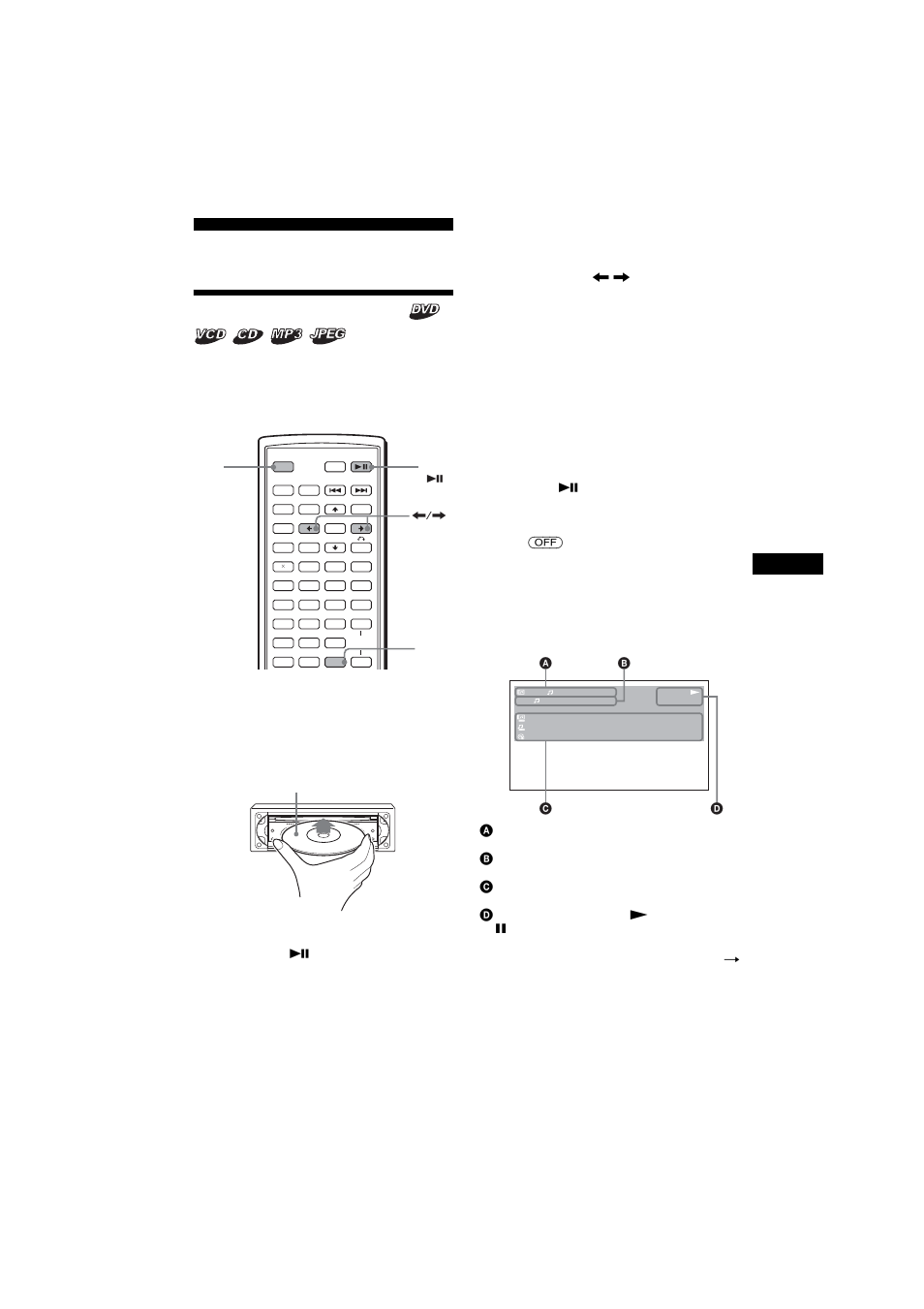 Lettore, Riproduzione dei dischi | Sony MEX-R1 User Manual | Page 185 / 288