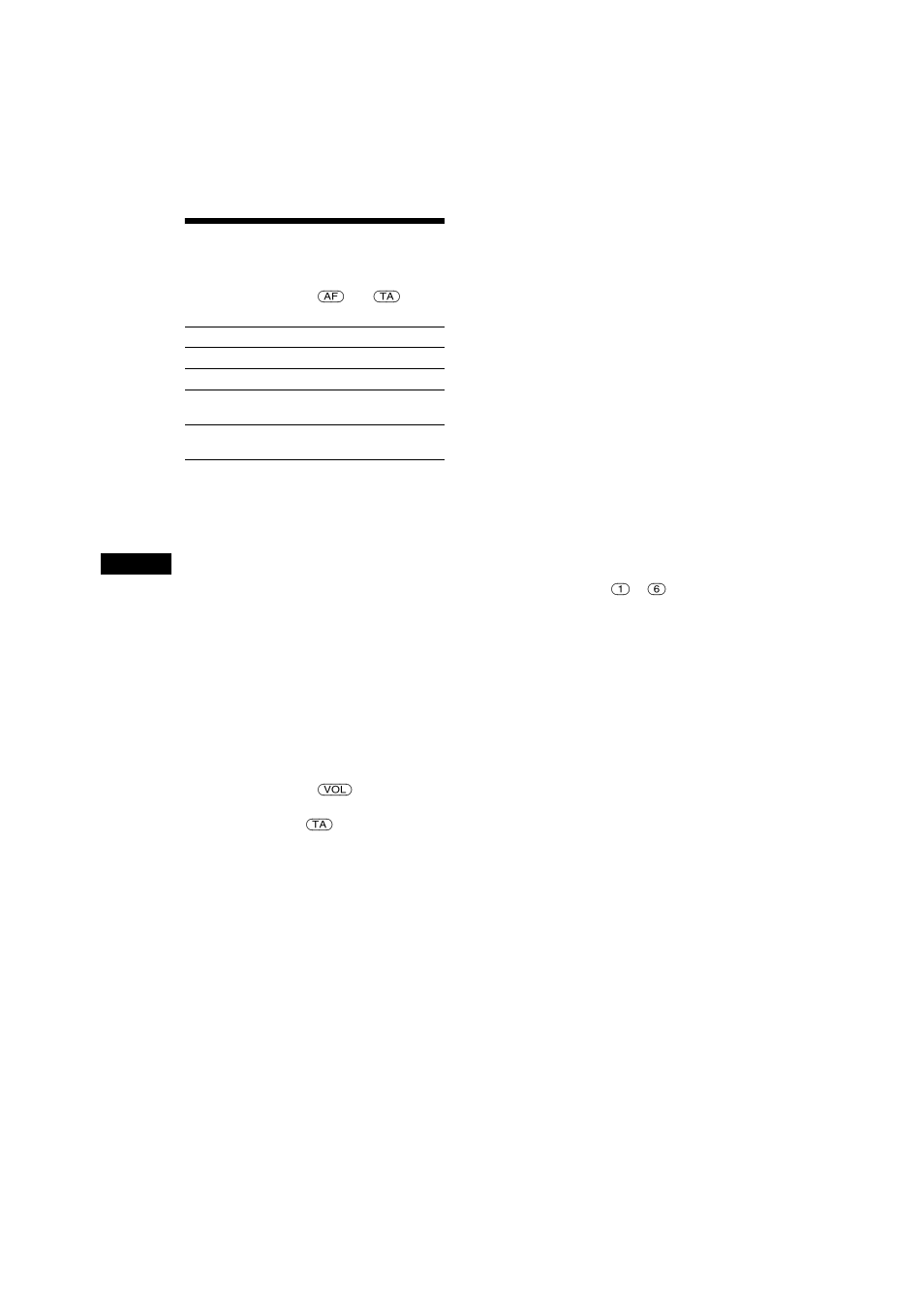 Impostazione dei modi af e ta/tp | Sony MEX-R1 User Manual | Page 208 / 288