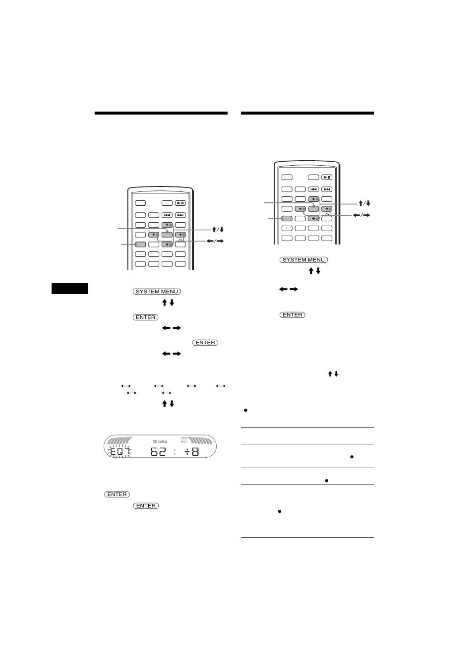 Regolazione della curva dell’equalizzatore, Eq7 tune, Regolazione delle voci di menu dell’apparecchio | System menu, Regolazione delle voci di menu, Dell’apparecchio — system menu, Set (impostazione) | Sony MEX-R1 User Manual | Page 210 / 288