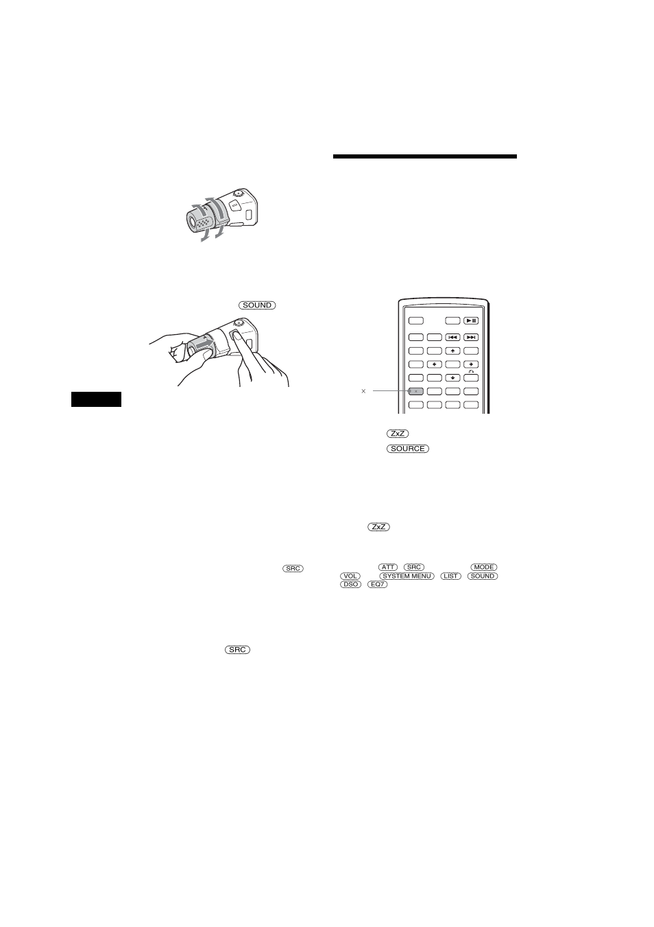Impostazione dell’uscita anteriore/posteriore, Zone ° zone, Zone × zone | Apparecchio audio ausiliare | Sony MEX-R1 User Manual | Page 214 / 288
