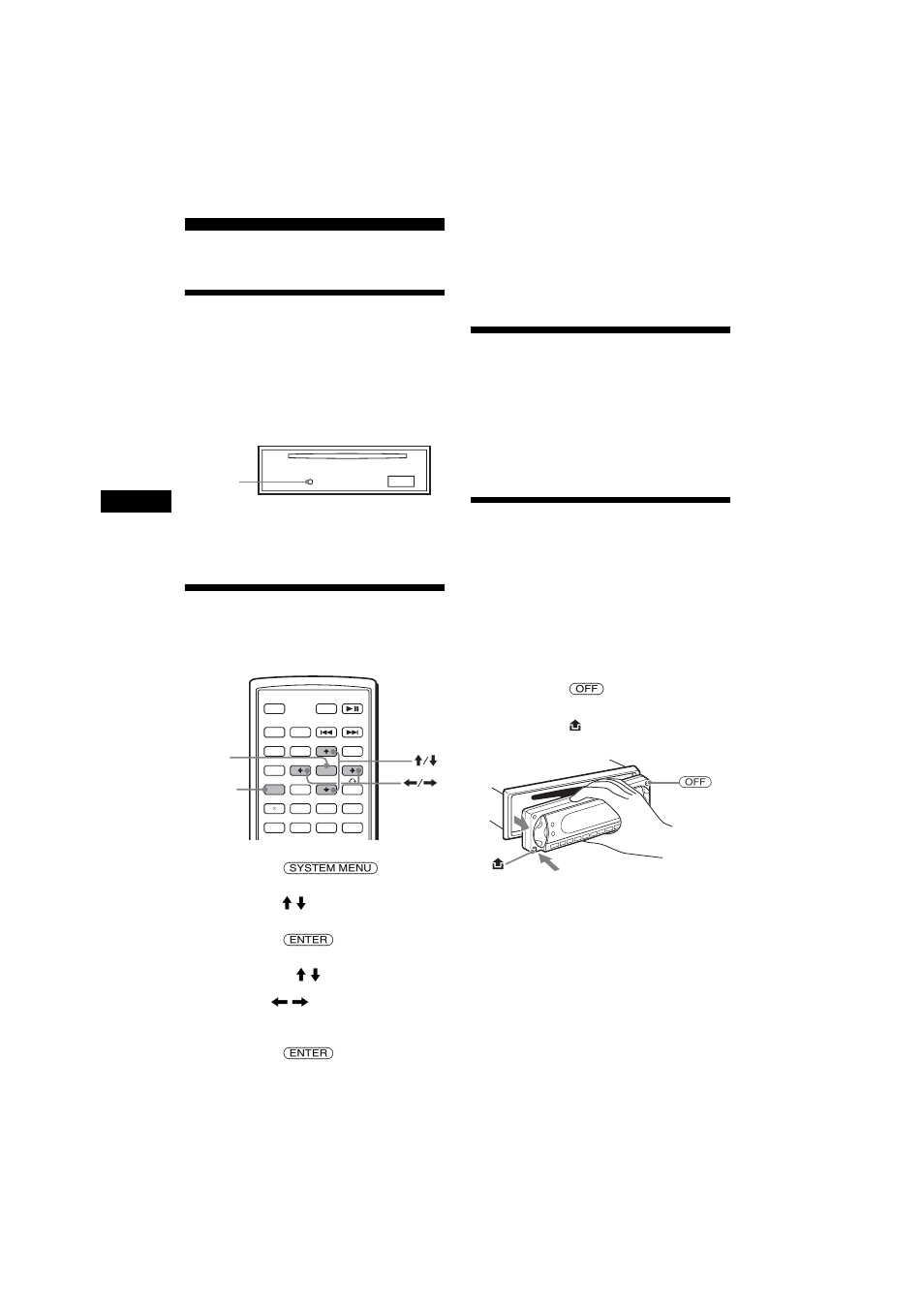 Vorbereitungen, Zurücksetzen des geräts, Einstellen der uhr | Demo-modus, Abnehmen der frontplatte | Sony MEX-R1 User Manual | Page 62 / 288