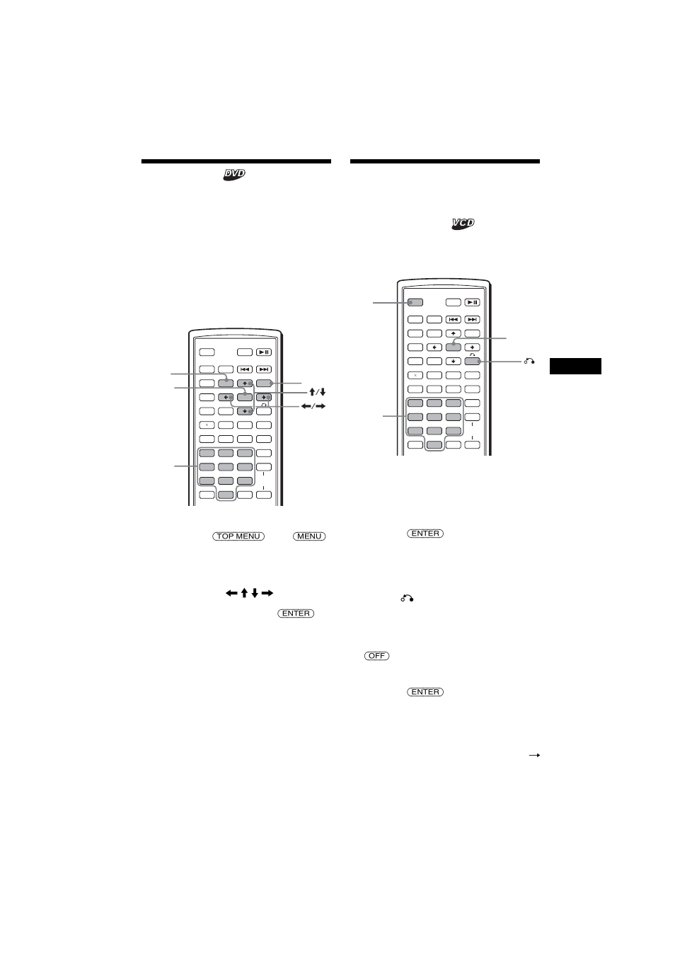 Dvd-menüs, Verwenden der pbc- funktionen, Pbc (playback control - wiedergabesteuerung) | Dvd-menüs verwenden der pbc-funktionen, Wiedergabe ohne pbc-funktionen | Sony MEX-R1 User Manual | Page 73 / 288