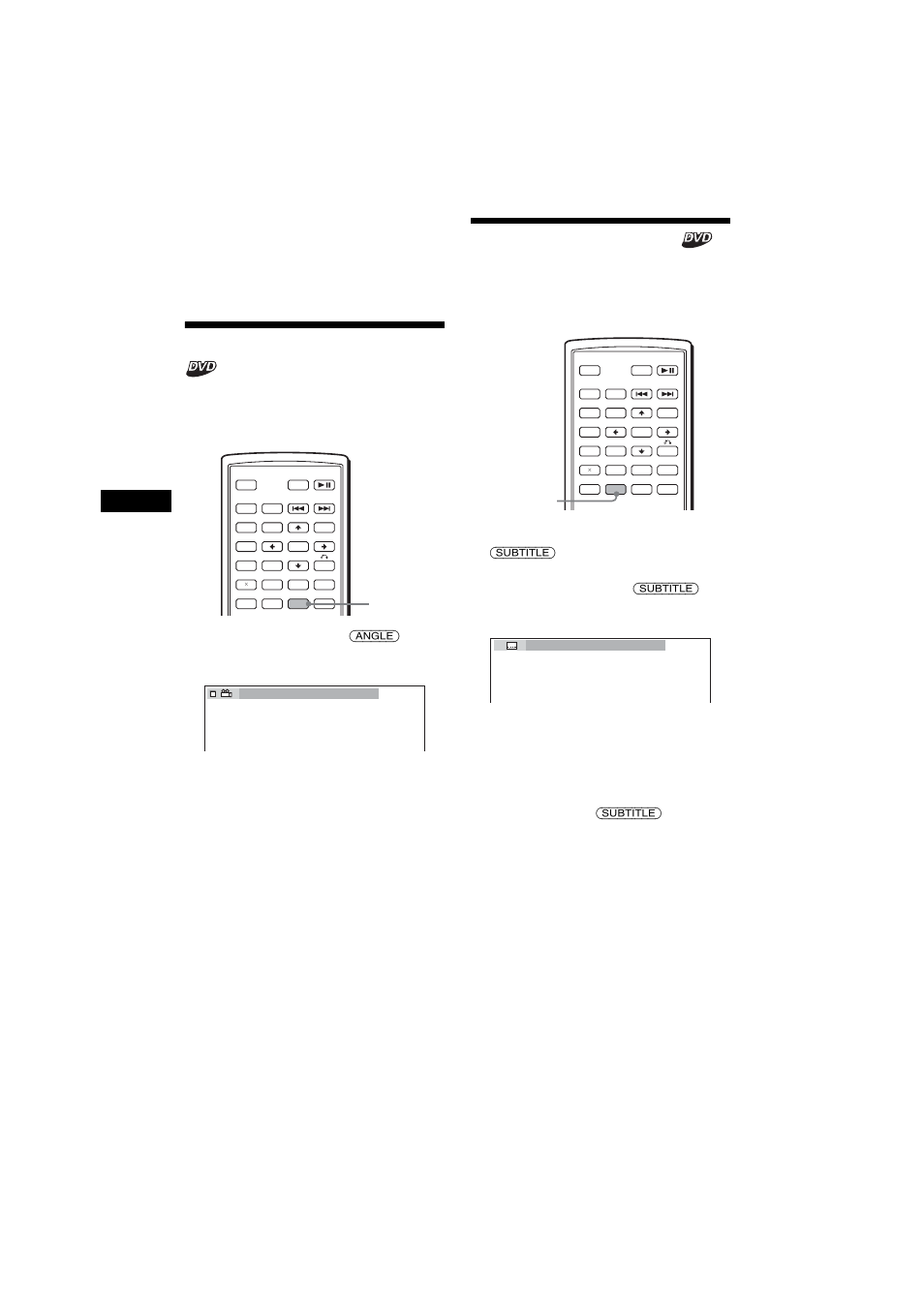 Wechseln des blickwinkels, Anzeigen der untertitel, Wechseln des blickwinkels anzeigen der untertitel | Seite 24, Seite 24) | Sony MEX-R1 User Manual | Page 78 / 288