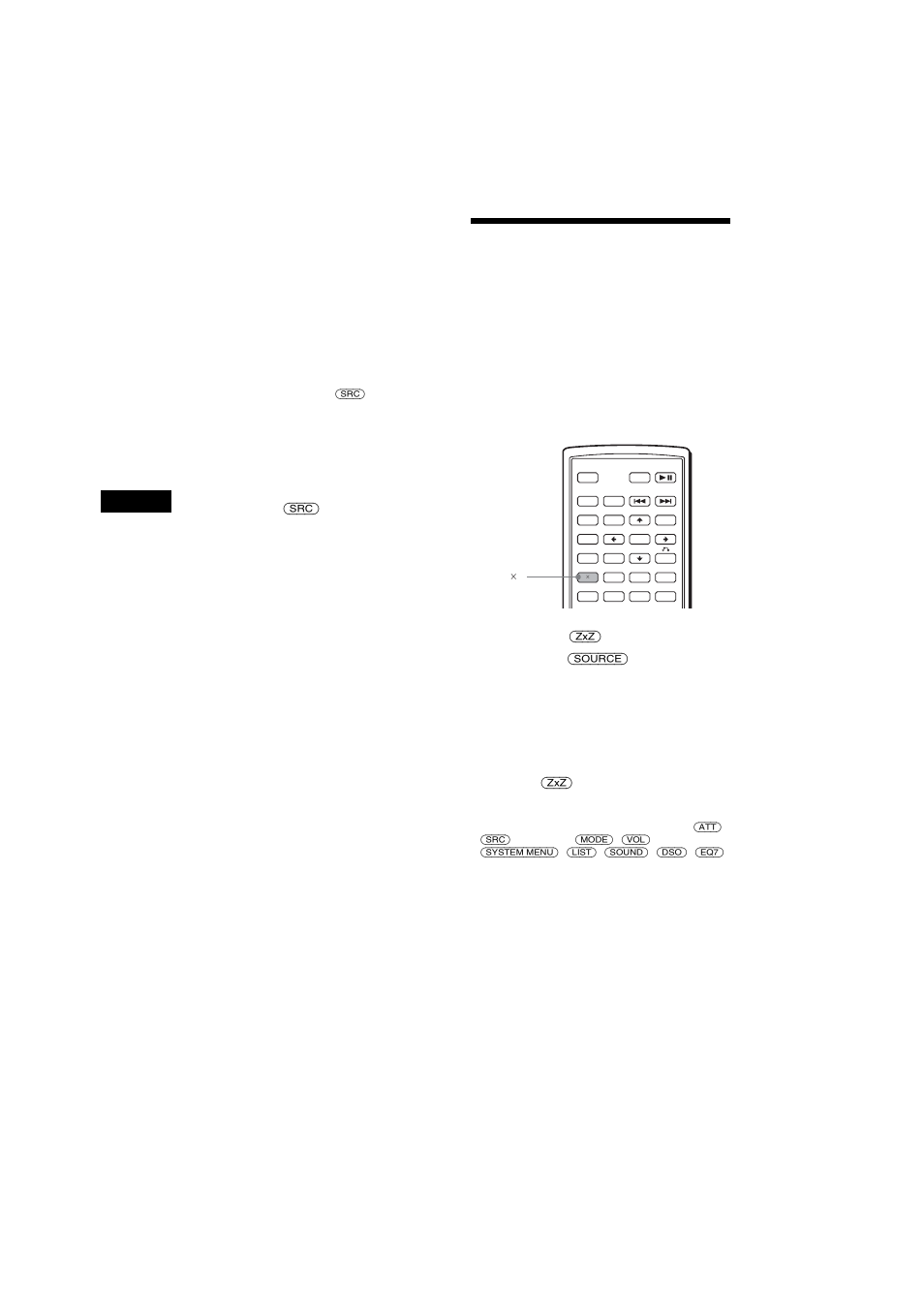 Wechseln zwischen vorderem und hinterem ausgang, Zone ° zone, Wechseln zwischen vorderem und hinterem | Ausgang — zone × zone, Seite 44, Zusätzliche audiogeräte | Sony MEX-R1 User Manual | Page 98 / 288
