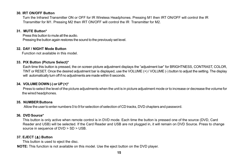 Audiovox HR7008APKG User Manual | Page 15 / 28