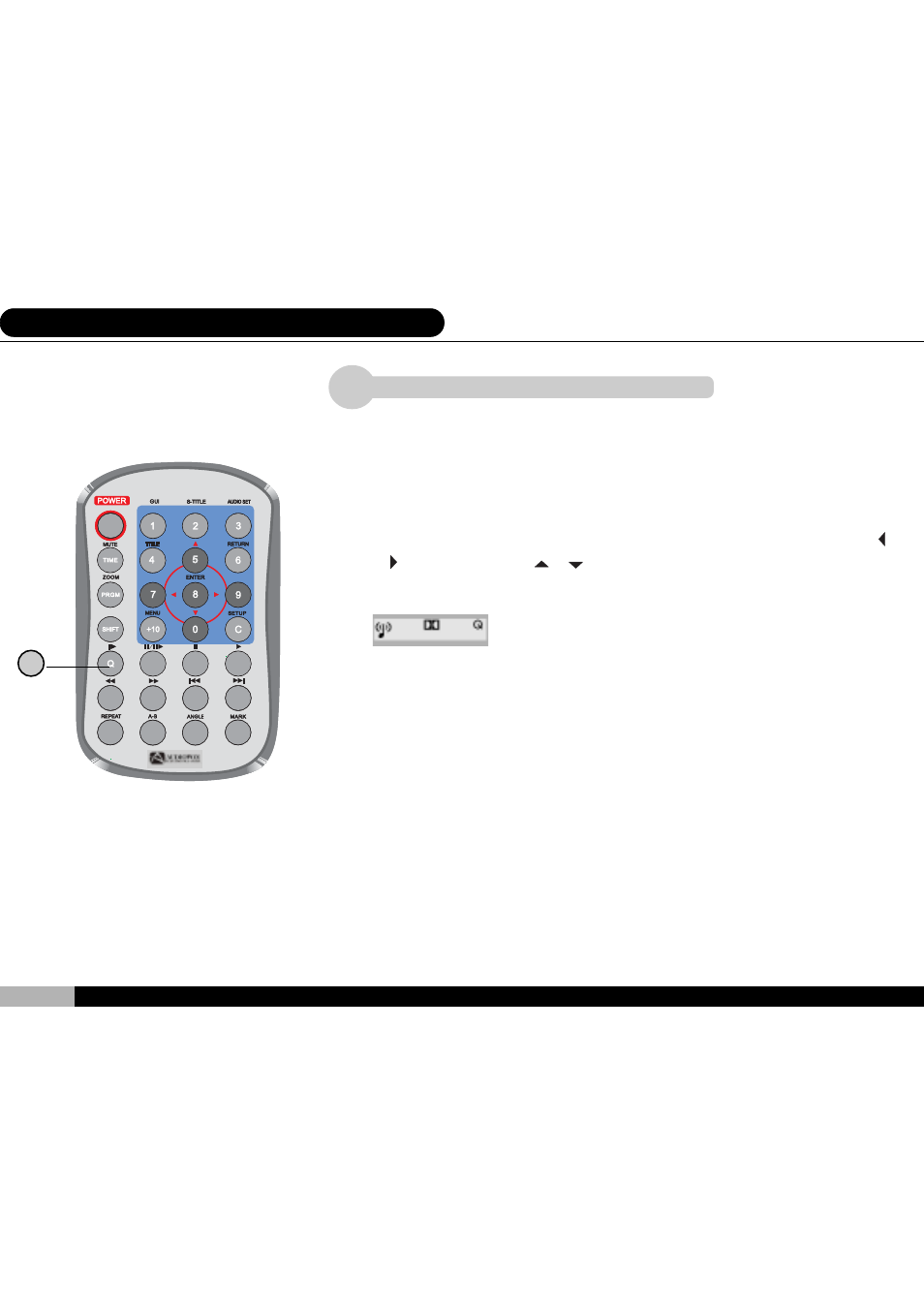 Remote control buttons q surround key | Audiovox D1700 User Manual | Page 28 / 61
