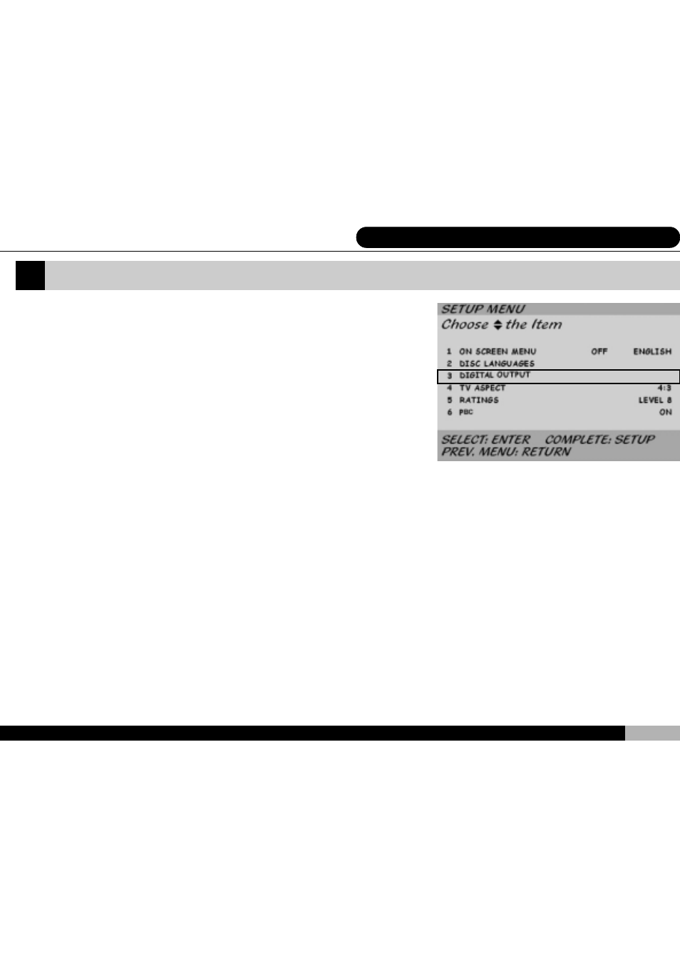 Digital output | Audiovox D1700 User Manual | Page 35 / 61